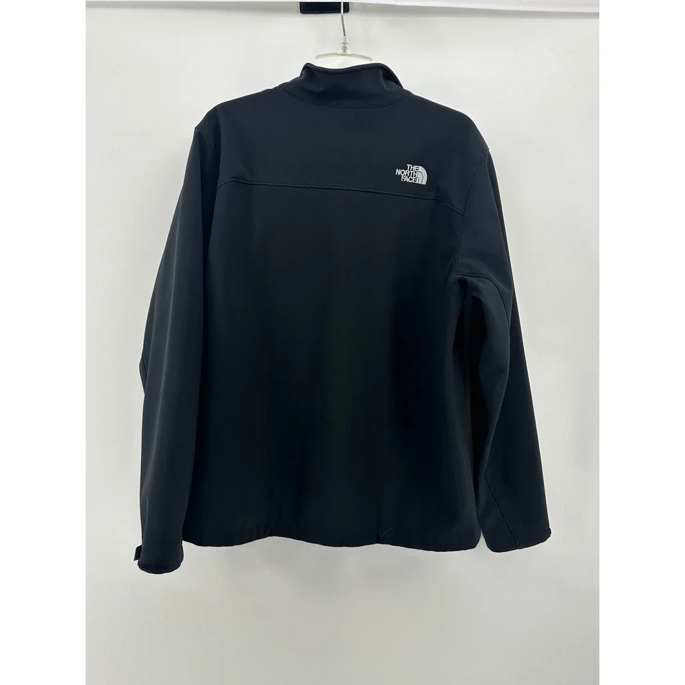 The North Face Mens Apex Bionic Softshell‎ Jacket Full Zip Large L Cuff damage